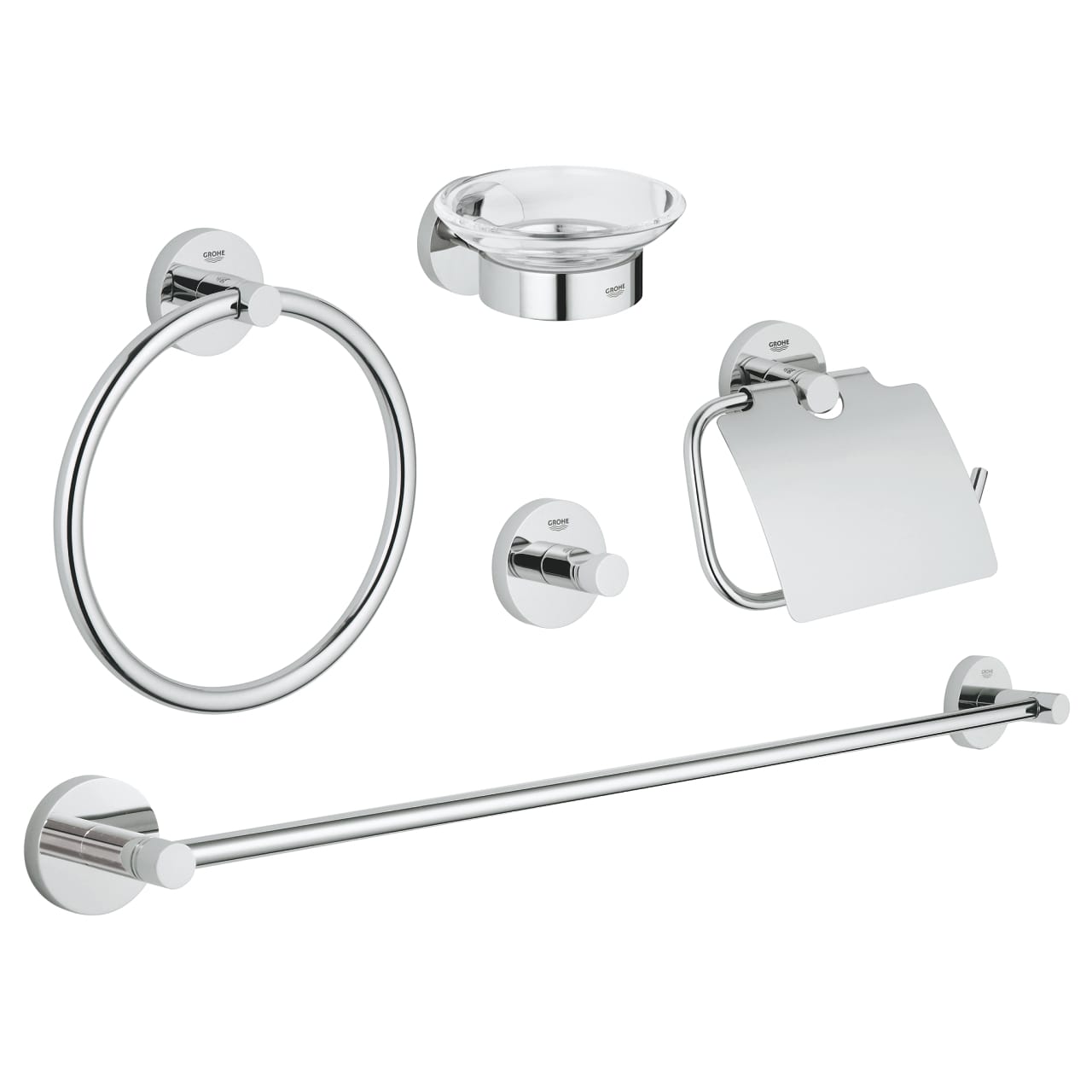 grohe-essentials-5i-bir-arada-banyo-aksesuar-seti-krom.jpg Grohe Essentials 5'İ Bir Arada Banyo Aksesuar Seti, Krom - Görsel 1