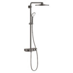 Grohe Euphoria SmartControl 310 Duş Sistemi Duvara Monte Termostatik Bataryalı Duş Sistemi, Hard Graphite