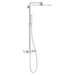 Grohe Euphoria SmartControl System 310 Cube Duvara Monte Termostatik Bataryalı Duş Sistemi, Ay Beyazı/Krom