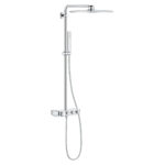 Grohe Euphoria SmartControl System 310 Cube Duvara Monte Termostatik Bataryalı Duş Sistemi, Krom