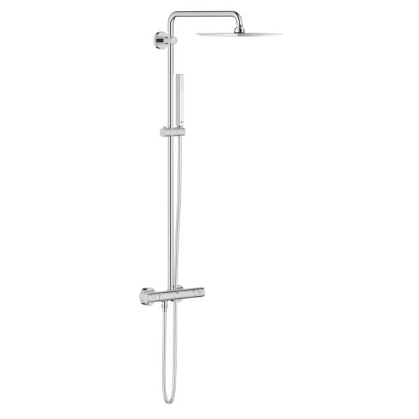 Grohe Euphoria System 230 Duvara Monte Termostatik Bataryalı Duş Sistemi, Krom