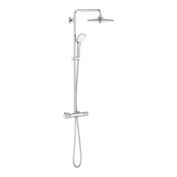 Grohe Euphoria System 260 Duvara Monte Termostatik Bataryalı Duş Sistemi, Krom