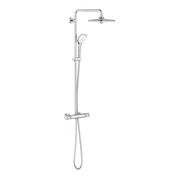 Grohe Euphoria System 260 Duvara Monte Termostatik Bataryalı Duş Sistemi, Krom