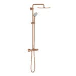 Grohe Euphoria System 310 Duvara Monte Termostatik Bataryalı Duş Sistemi, Brushed Warm Sunset