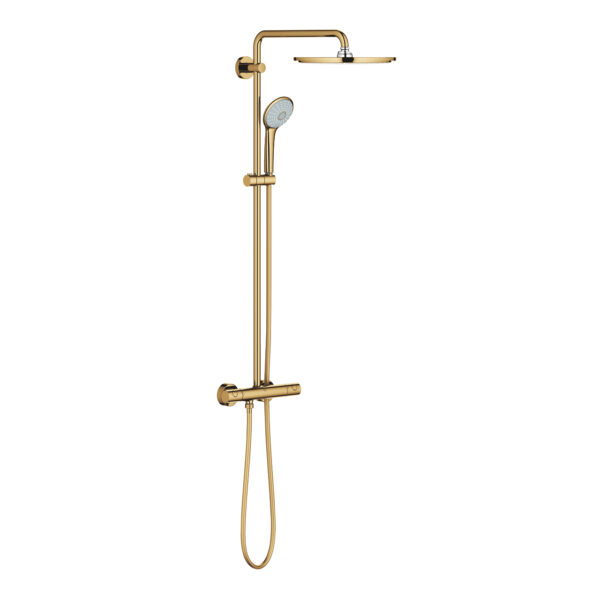 Grohe Euphoria System 310 Duvara Monte Termostatik Bataryalı Duş Sistemi, Cool Sunrise