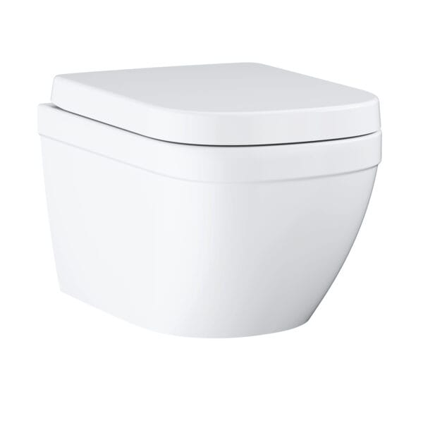 Grohe Euro Ceramic Wall Hung Wc Set, Alp Beyazı