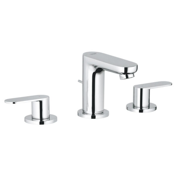 Grohe Eurocosmo 3 Delikli Lavabo Bataryası 1/2″ S-Boyut, Krom
