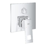 Grohe Eurocube Tek Kumandalı 3 Yönlü Banyo Bataryası, Krom