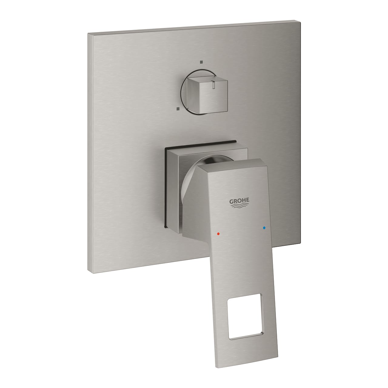 grohe-eurocube-tek-kumandali-3-yonlu-banyo-bataryasi-paslanmaz-celik.jpg Grohe Eurocube Tek Kumandalı 3 Yönlü Banyo Bataryası, Paslanmaz Çelik - Görsel 1