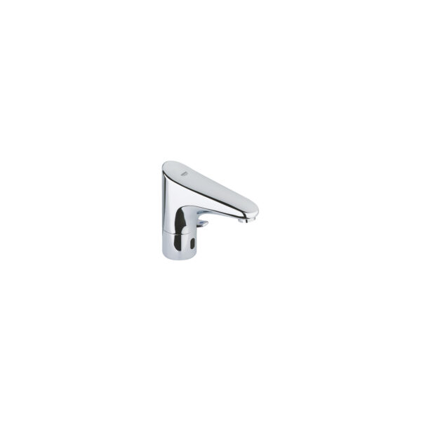Grohe Europlus E Fotoselli Lavabo Bataryası, 1/2″, Çift Su Girişli Ayarlanabilir Sıcaklık Sınırlayıcısı, Krom