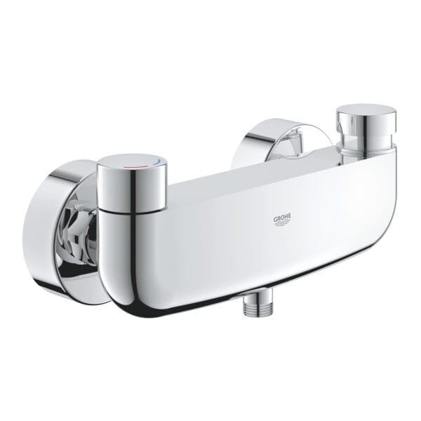 Grohe Eurosmart Cosmopolitan T Zaman Ayarlı Duş Bataryası 1/2″, Kelebek Ve Ayarlanabilir Sıcaklık Sınırlayıcı İle, Krom