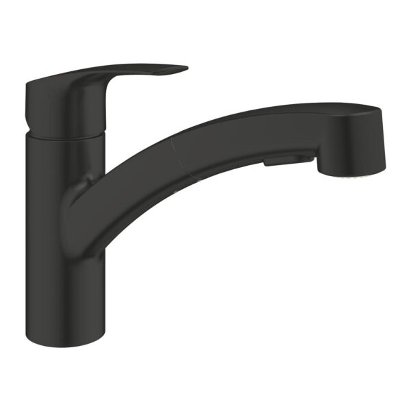 Grohe Eurosmart Tek Kumandalı Eviye Bataryası, Mat Siyah