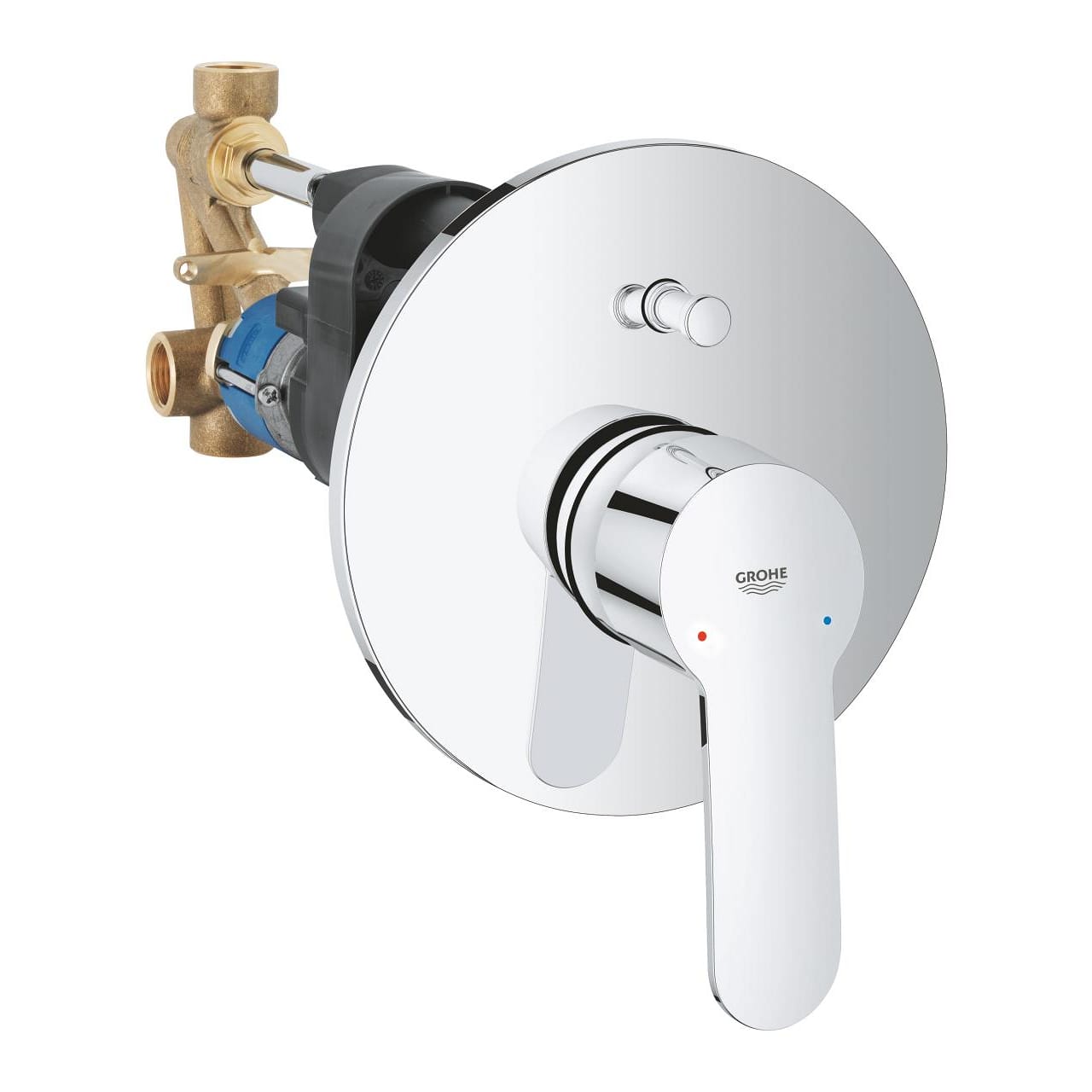 grohe-eurostyle-cosmopolitan-tek-kumandali-banyo-bataryasi-krom-2.jpg Grohe Eurostyle Cosmopolitan Tek Kumandalı Banyo Bataryası, Krom - Görsel 1