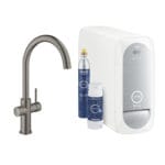 Grohe Grohe Blue Home C-Çıkış Uçlu Başlangıç Kiti, Brushed Hard Graphite