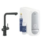 Grohe Grohe Blue Home L-Spout Starter Kit With Pull-Out Spout, Kadife Siyahı