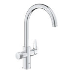 Grohe Grohe Blue Pure BauCurve Filter Faucet, Krom
