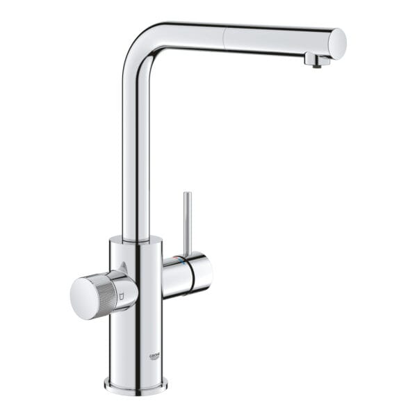 Grohe Grohe Blue Pure Minta Filter Faucet With Pull-Out Spout, Krom