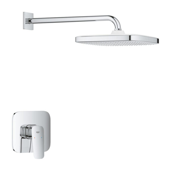 Grohe Grohe Cubeo Concealed Shower System With Tempesta 250, Krom