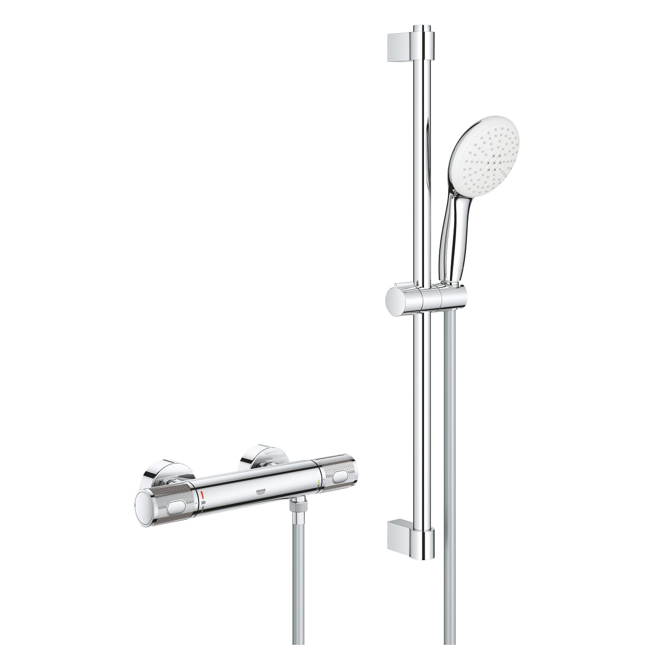grohe-grohtherm-1000-performance-termostatik-dus-bataryasi-krom-2.jpg Grohe Grohtherm 1000 Performance Termostatik Duş Bataryası, Krom - Görsel 1