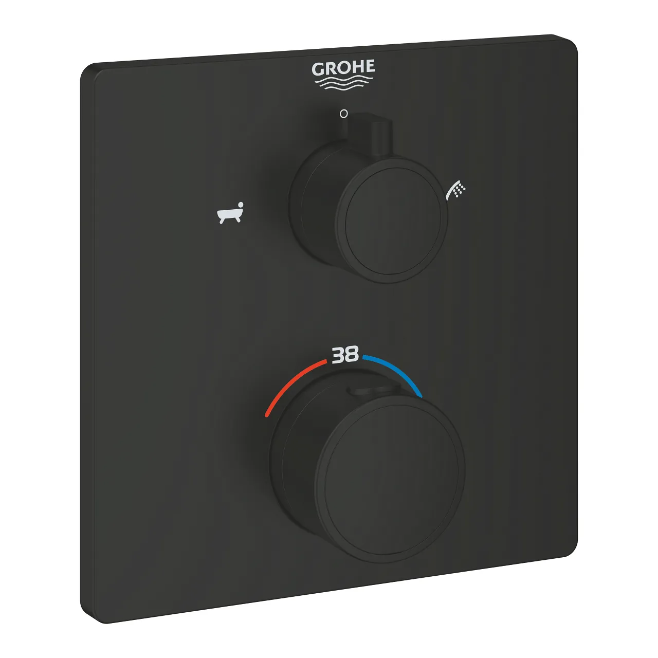 grohe-grohtherm-cift-yonlu-ankastre-termostatik-banyo-bataryasi-mat-siyah.webp Grohe Grohtherm Çift Yönlü Ankastre Termostatik Banyo Bataryası, Mat Siyah - Görsel 1