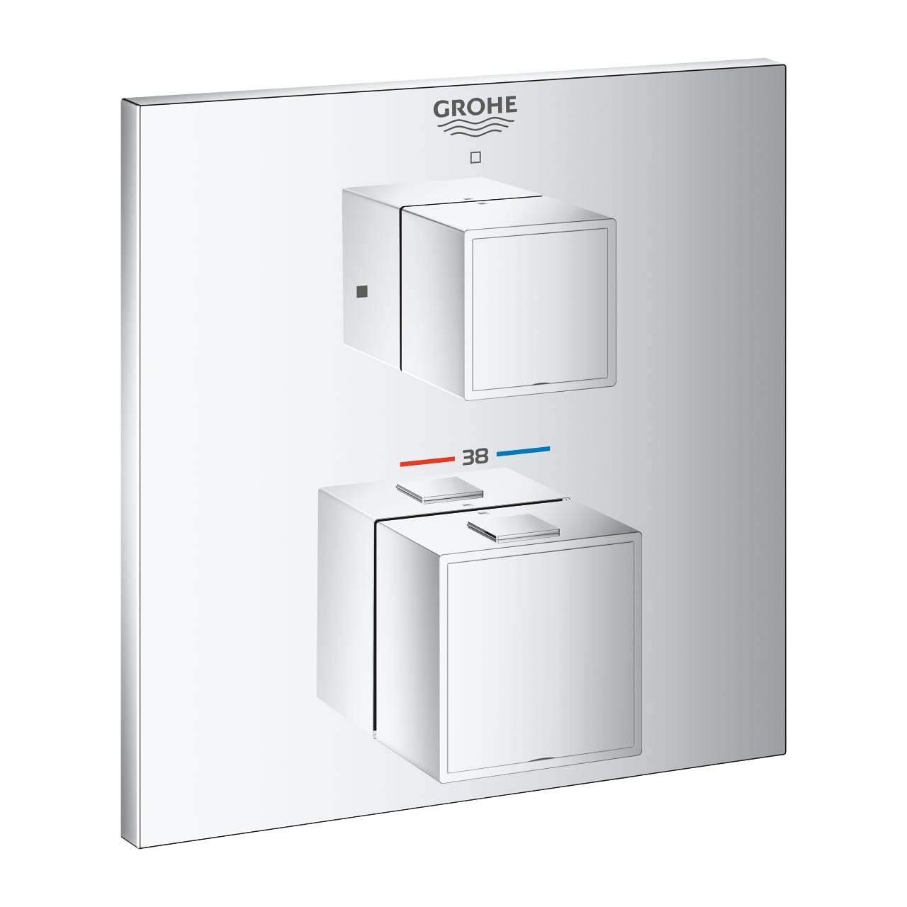 grohe-grohtherm-cube-ankastre-termostatik-banyo-bataryasi-krom.jpg Grohe Grohtherm Cube Ankastre Termostatik Banyo Bataryası, Krom - Görsel 1