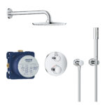 Grohe Grohtherm Rainshower Cosmopolitan 210 Duş Seti, Krom