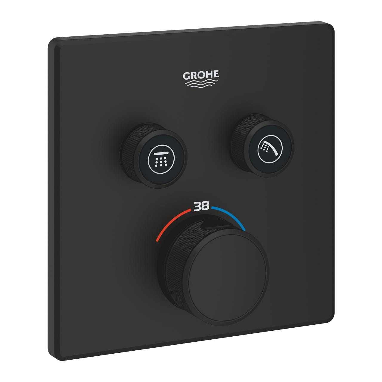 grohe-grohtherm-smartcontrol-cift-valfli-akis-kontrollu-ankastre-termostatik-dus-bataryasi-phantom-black.jpg Grohe Grohtherm SmartControl Çift Valfli Akış Kontrollü, Ankastre Termostatik Duş Bataryası, Phantom Black - Görsel 1