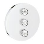 Grohe Grohtherm SmartControl Üç Valfli Akış Kontrollü Kumanda, Ay Beyazı/Krom