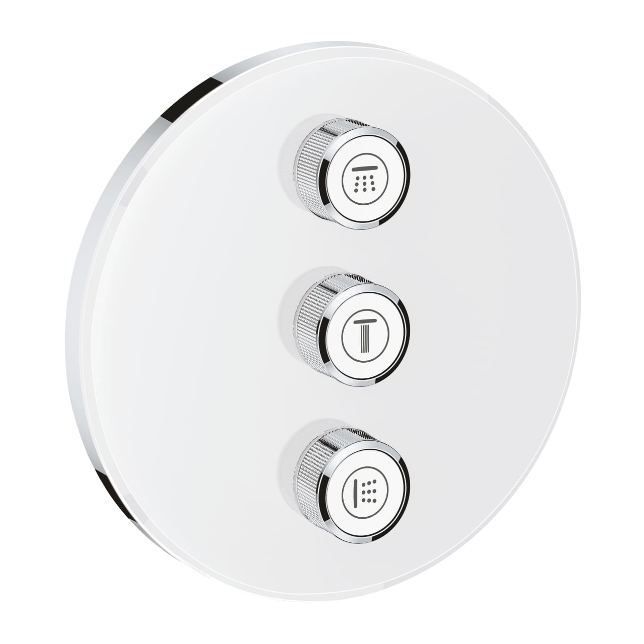 grohe-grohtherm-smartcontrol-uc-valfli-akis-kontrollu-kumanda-ay-beyazikrom.jpg Grohe Grohtherm SmartControl Üç Valfli Akış Kontrollü Kumanda, Ay Beyazı/Krom - Görsel 1