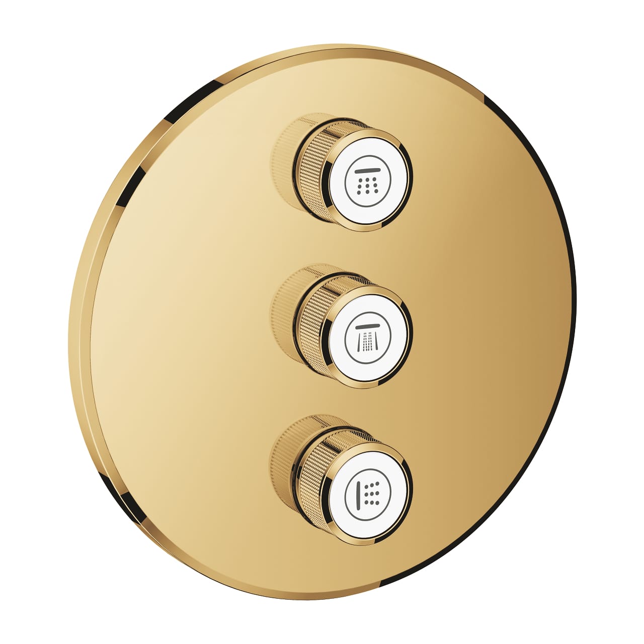 grohe-grohtherm-smartcontrol-uc-valfli-akis-kontrollu-kumanda-cool-sunrise.jpg Grohe Grohtherm SmartControl Üç Valfli Akış Kontrollü Kumanda, Cool Sunrise - Görsel 1