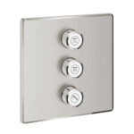 Grohe Grohtherm SmartControl Üç Valfli Akış Kontrollü Kumanda, Paslanmaz Çelik