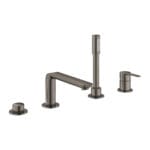 Grohe Lineare Dört Delikli Küvet Bataryası, Brushed Hard Graphite