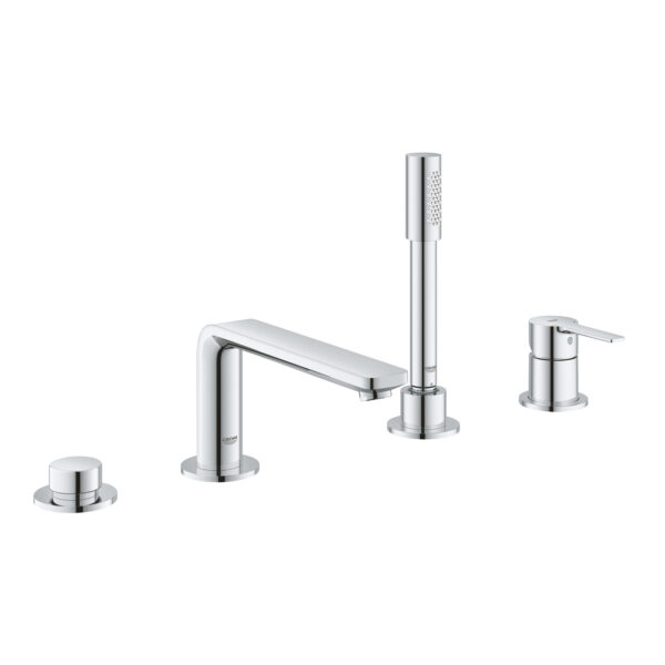 Grohe Lineare Dört Delikli Küvet Bataryası, Krom