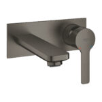 Grohe Lineare İki Delikli Lavabo Bataryası M-Boyut, Brushed Hard Graphite