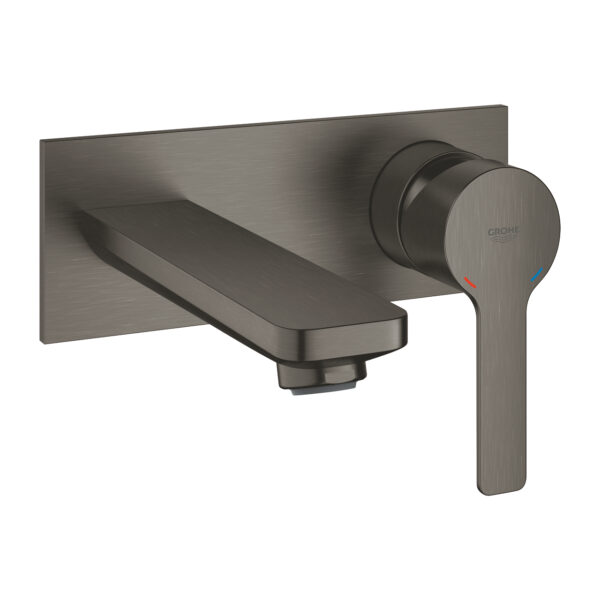 Grohe Lineare İki Delikli Lavabo Bataryası M-Boyut, Brushed Hard Graphite