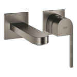 Grohe Plus İki Delikli Lavabo Bataryası M-Boyut, Brushed Hard Graphite