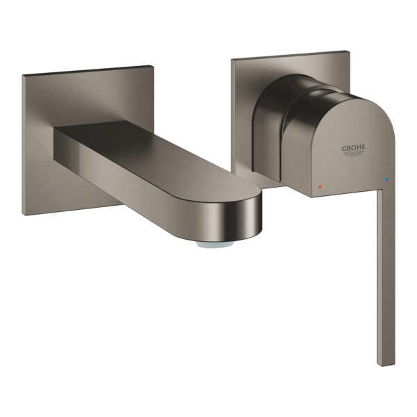 Grohe Plus İki Delikli Lavabo Bataryası M-Boyut, Brushed Hard Graphite