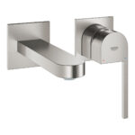Grohe Plus İki Delikli Lavabo Bataryası M-Boyut, Paslanmaz Çelik