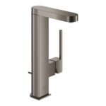 Grohe Plus Tek Kumandalı Lavabo Bataryası 1/2″ L-Boyut, Brushed Hard Graphite
