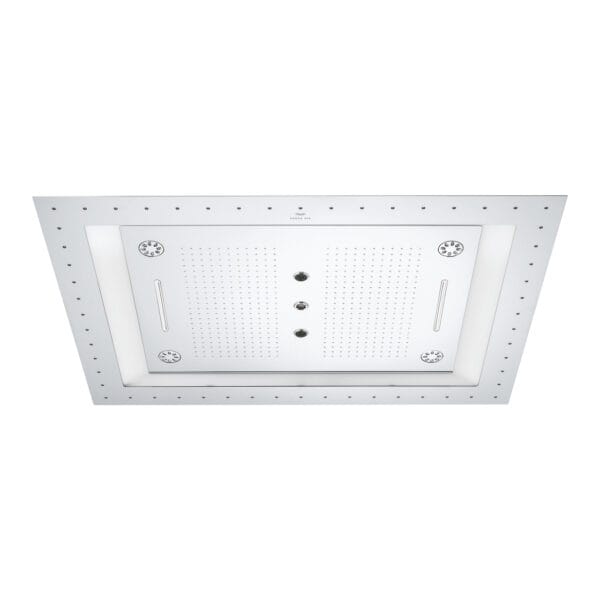 Grohe Rainshower Aqua 40″ Aquasymphony 6+ Akışlı Işıklı Tepe Duşu, Krom