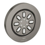 Grohe Rainshower Aqua Body Spray Round 2 Spray, Brushed Hard Graphite