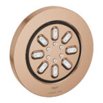 Grohe Rainshower Aqua Body Spray Round 2 Spray, Brushed Warm Sunset