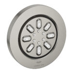 Grohe Rainshower Aqua Body Spray Round 2 Spray, Paslanmaz Çelik
