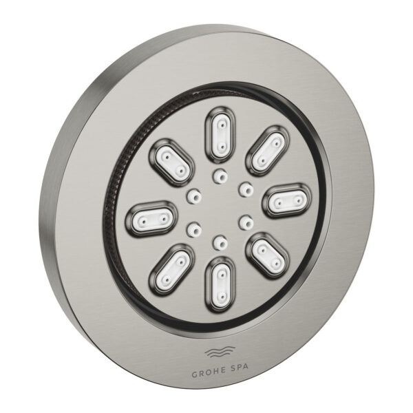 Grohe Rainshower Aqua Body Spray Round 2 Spray, Paslanmaz Çelik