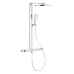 Grohe Rainshower Aqua Pure Duvara Monte Termostatik Bataryalı Duş Sistemi, Krom