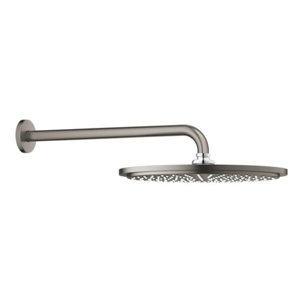 Grohe Rainshower Cosmopolitan 310 Tepe Duşu Seti 380 mm, Tek Akışlı, Brushed Hard Graphite