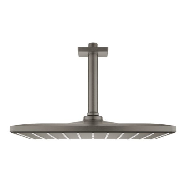 Grohe Rainshower Mono 310 Cube Tepe Duşu Seti 142 mm, Tek Akışlı, Brushed Hard Graphite
