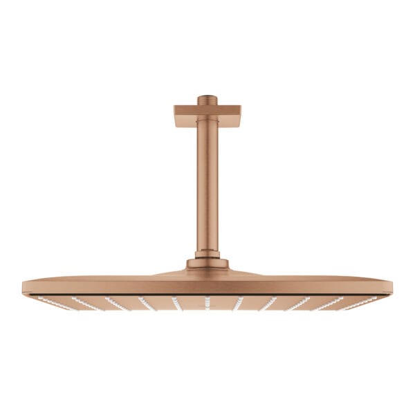 Grohe Rainshower Mono 310 Cube Tepe Duşu Seti 142 mm, Tek Akışlı, Brushed Warm Sunset
