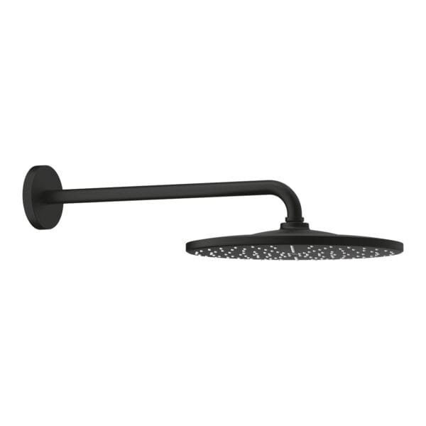 Grohe Rainshower Mono 310 Tepe Duşu Seti 422 mm, Tek Akışlı, Phantom Black