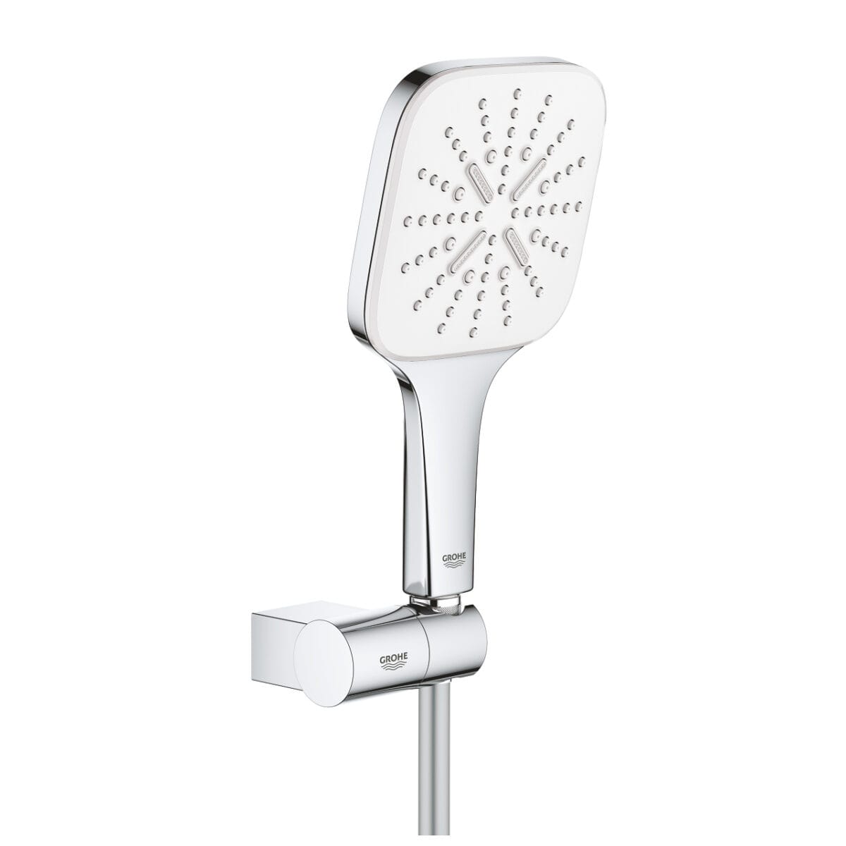 Grohe Rainshower SmartActive 130 Cube Duşu Seti 3 Akışlı, Ay Beyazı